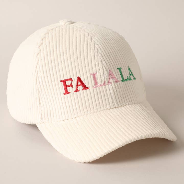 Fashion City - Wholesale Baseball Cap - Unisex - FALALA Colorful Embroidery Corduroy Cap