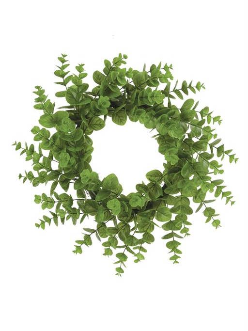 Euc Wreath, 24", Tt/Green for wholesale by Select Artificials, Inc.