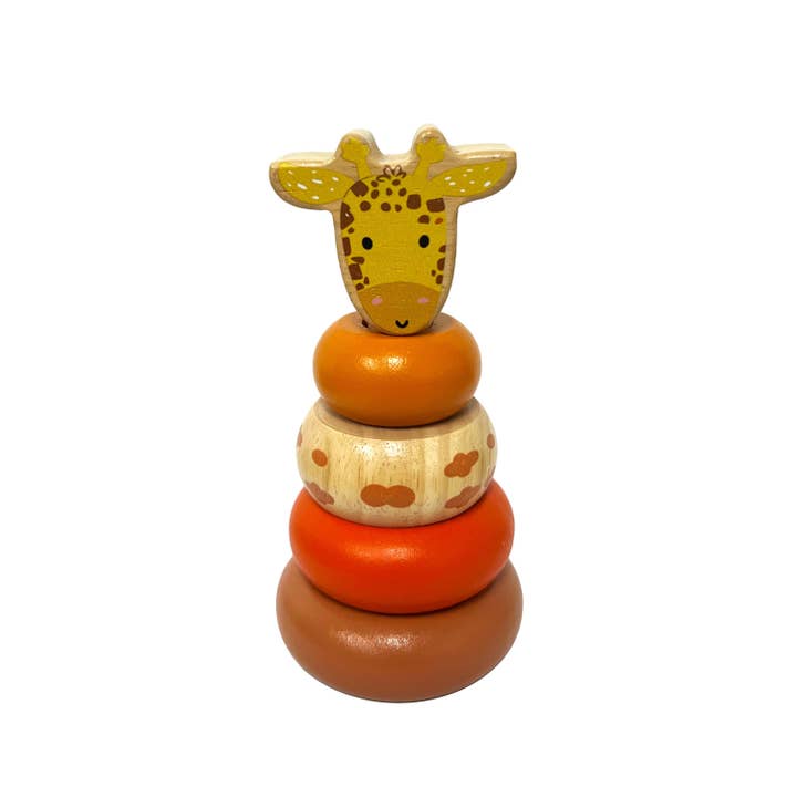 ToysLink - Wholesale Wood toy – Child - Wooden Mini Safari Animal Stacking Toy3