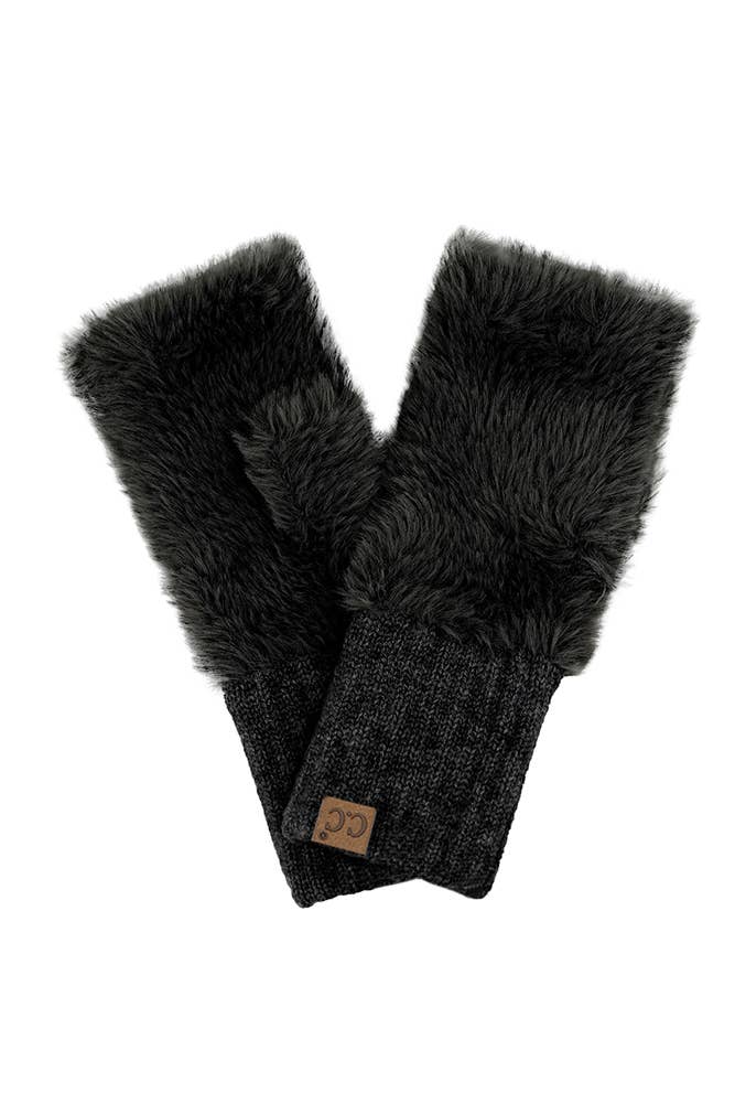 Hana - Wholesale Gloves - Women's - C.C Fur Fingerless Winter Glove8