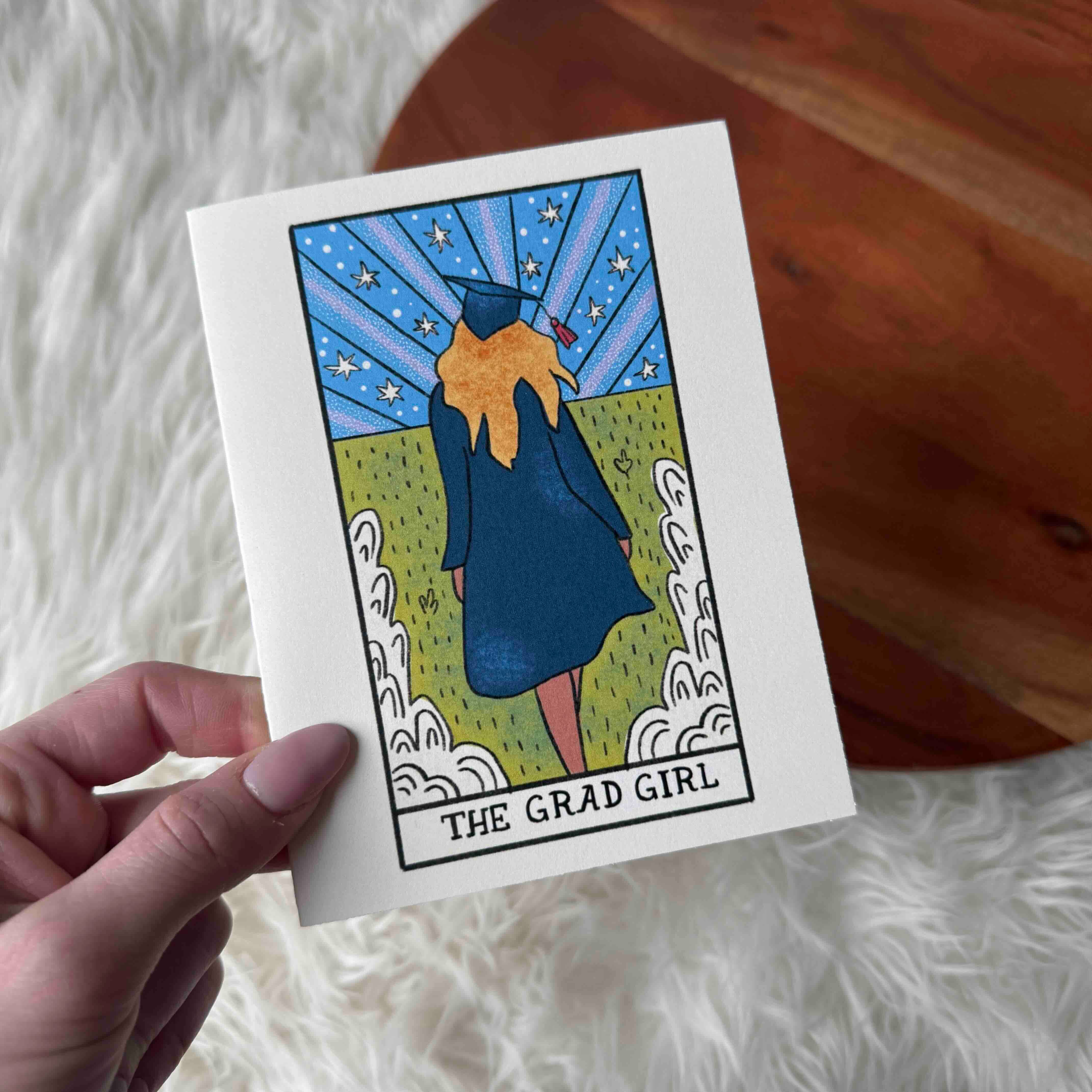 Big Moods - Wholesale Graduation Card - "The Grad Girl" Graduation Card2