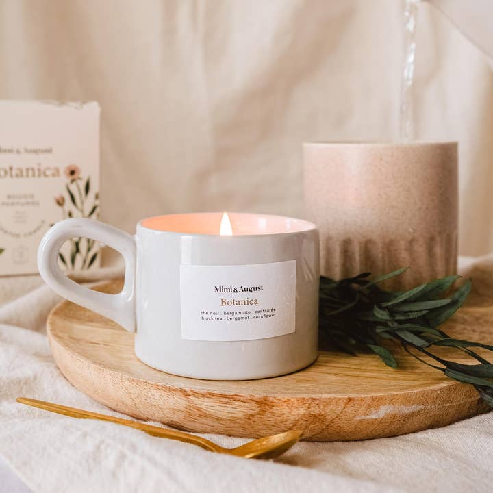 Mimi & August - Wholesale Jar/Filled Candle - Botanica reusable candle
