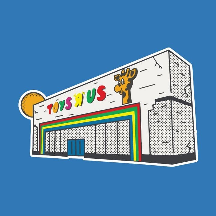 Adhesivo Toys R Us para venta al por mayor de Parker Goods