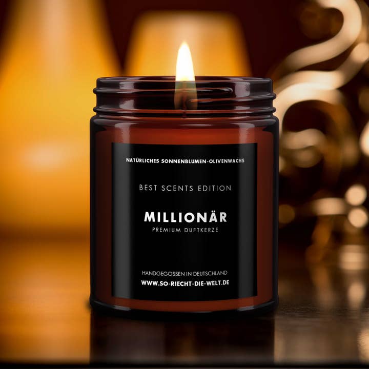 So riecht die Welt - Wholesale Jar/Filled Candle - Millionaire Candle - Best Scents Edition1