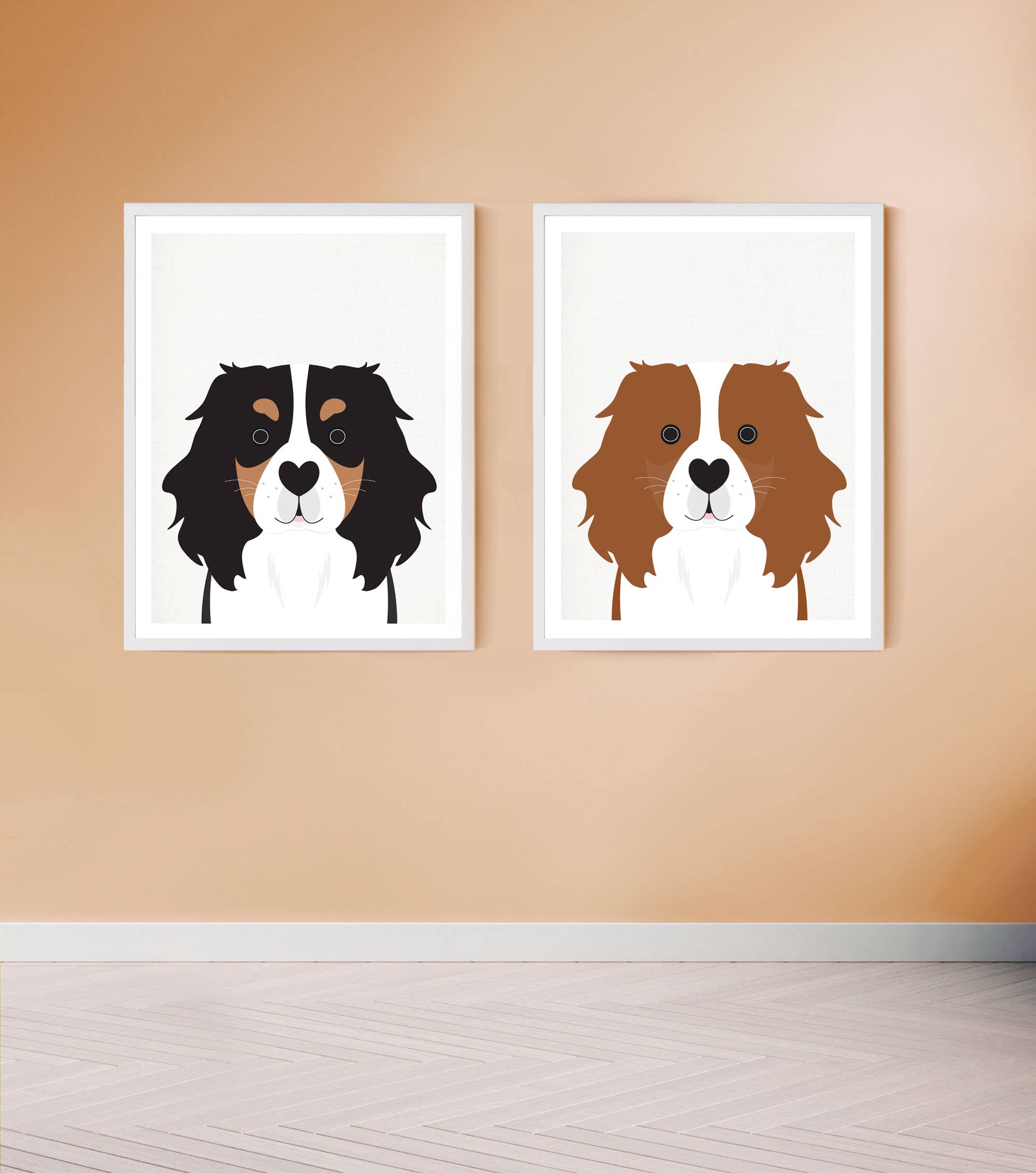 Creative Monsoon - Wholesale Art print - Cavalier King Charles Spaniel Blenheim Print1
