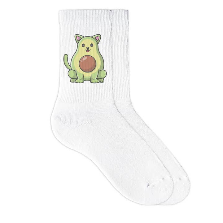 Sockprints - Wholesale Socks - Unisex - Add Your Design - Custom Printed Cotton Ribbed Crew Socks1
