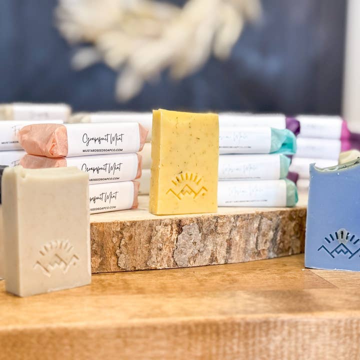 Mini Bars for wholesale by Mustard Seed Soap Co.
