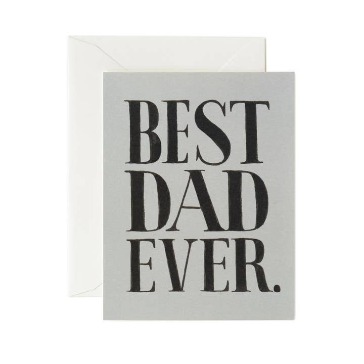 Rifle Paper Co. - Wholesale Father's Day Card - Best Dad Ever Card
