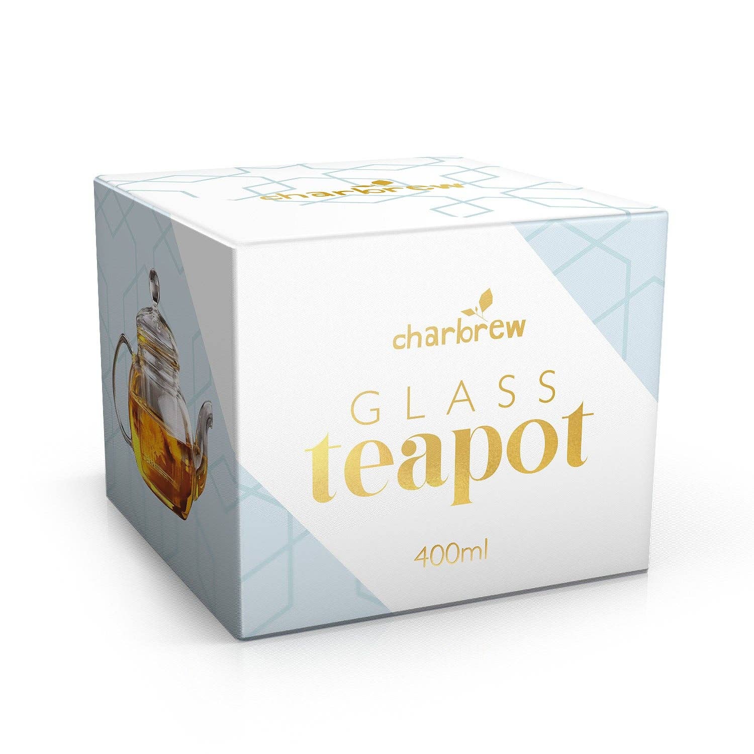 Charbrew Tea & Coffee - Vente Théière - Théière en verre et filtre à thé pour thé en vrac 400 ml4