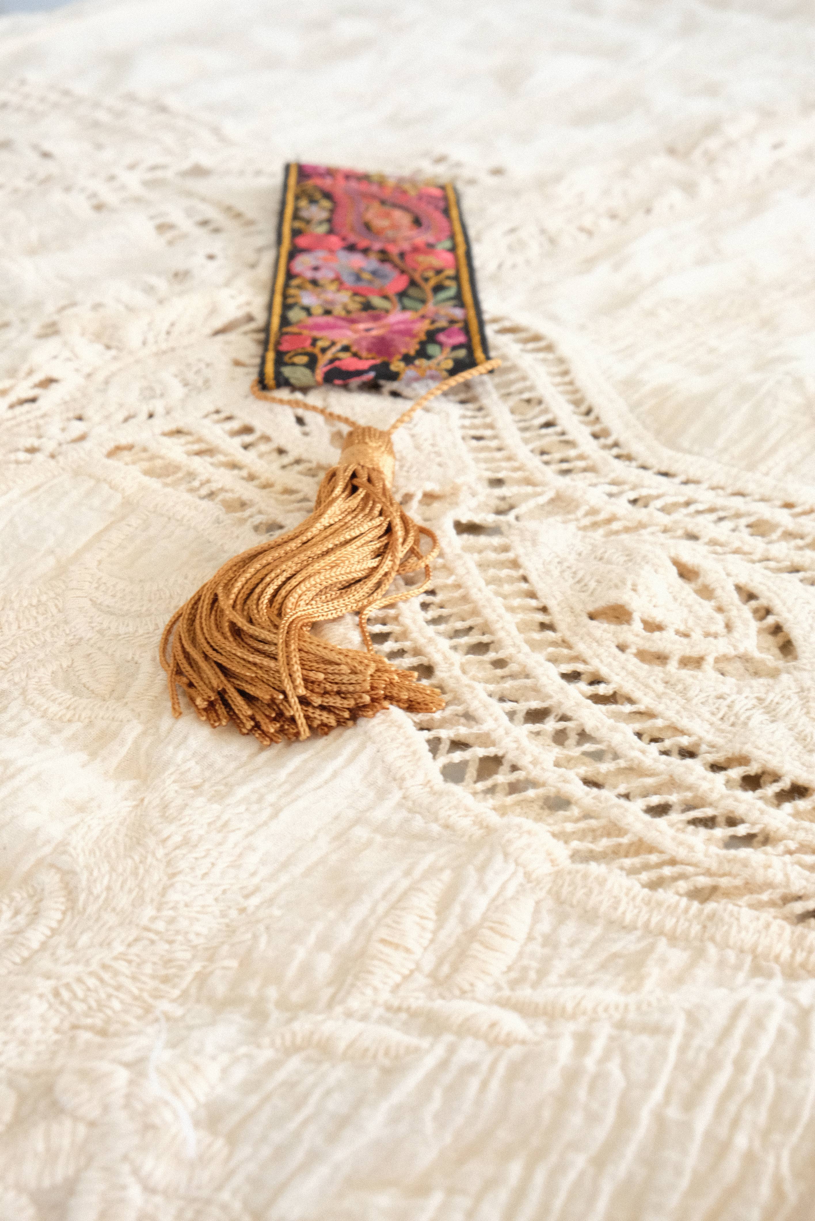 La N'atelier - Venta al por mayor Marcapáginas - Marcapáginas Hecho a Mano PAISLEY OSCURO1