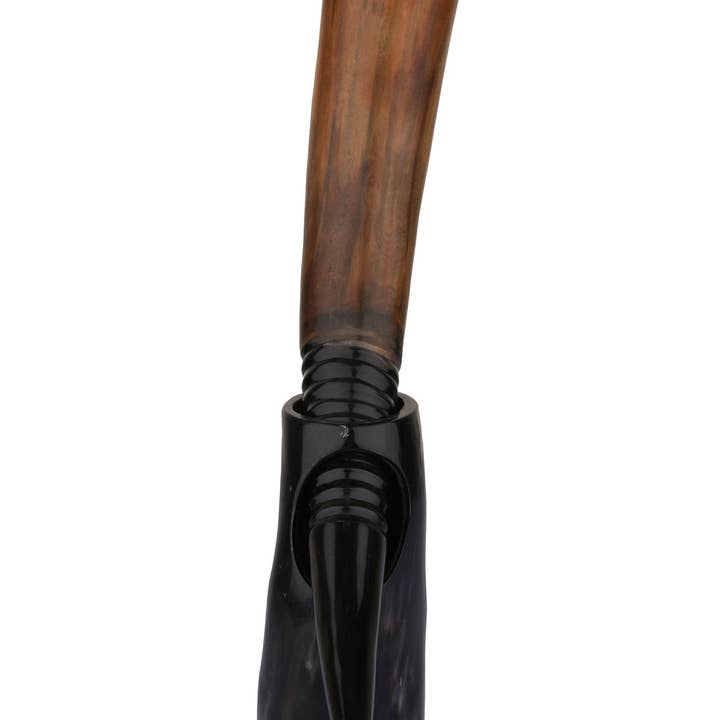 Handicrafts Home - Wholesale Drinking Glass/Cup - Auger Real Viking Drinking Horn with Stand Cups Vessels, 14"