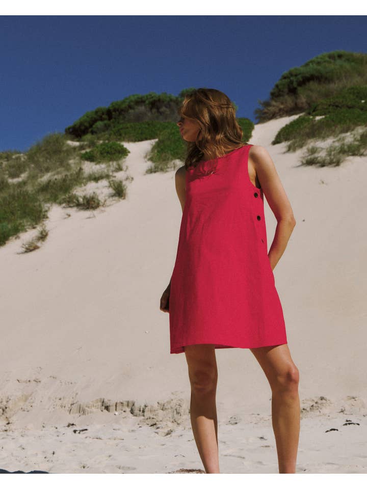 Soon Maternity - Wholesale Dress – Maternity - Maeve Linen Feeding Dress7