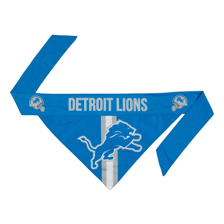 NFL Detroit Lions Reversible Pet Bandana for wholesale by Little Earth Productions