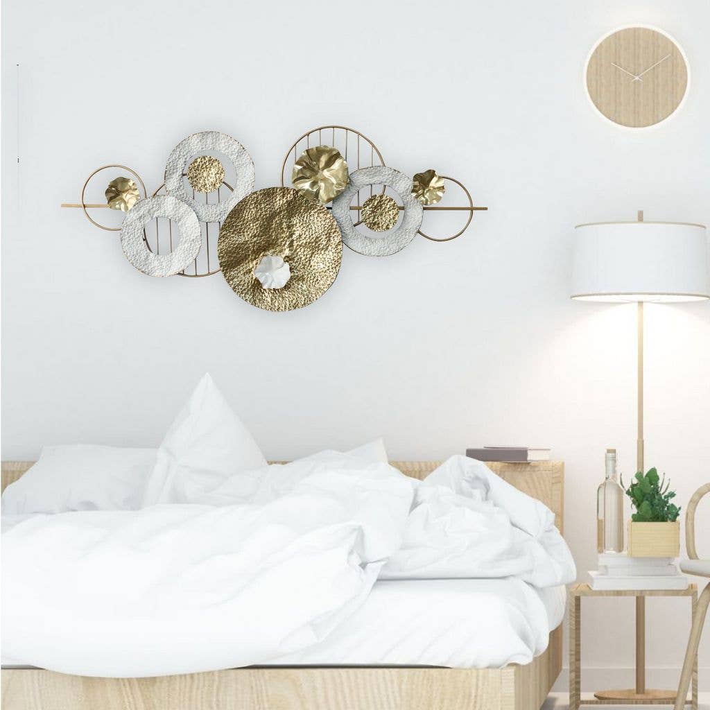 GOLD Multi Ring Wall Art, Luisay Wall Art Collection for wholesale on Faire2