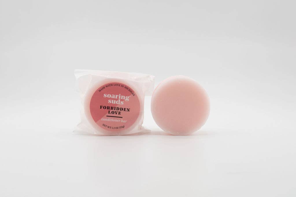 Soaring Suds Soap Co., LLC - Wholesale Shampoo Puck/Solid Shampoo - Forbidden Love Shampoo and Conditioner Bars2
