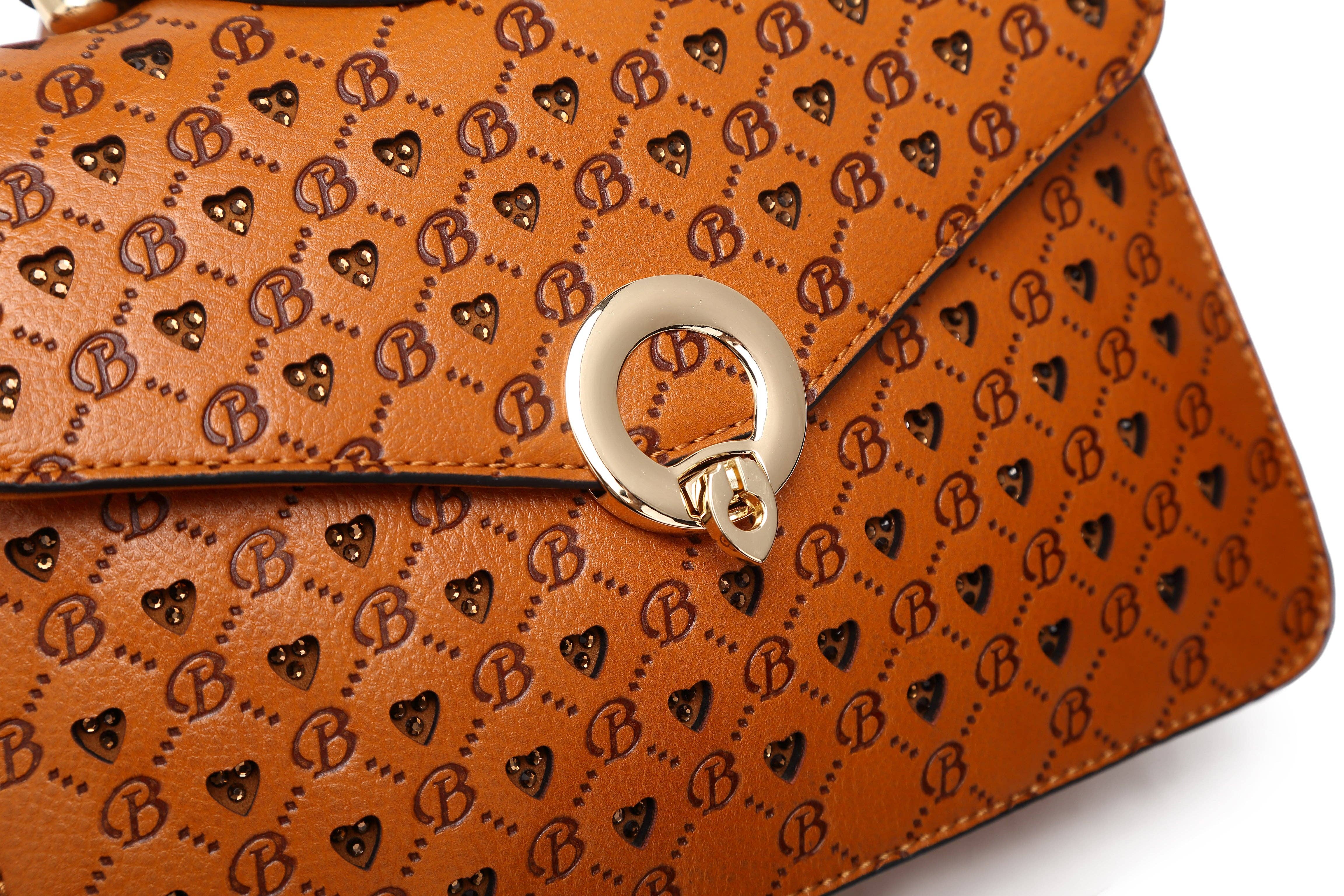 Brangio (Italy) Company Inc. - Vente Sac à bandoulière – femme - Sac bandoulière monogramme luxe Brangio Italie3