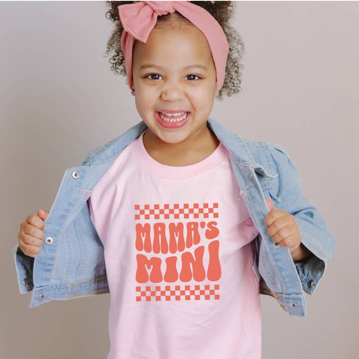 Mama Mini Kids Tee Moederdagcadeaus - New Mom Kids Shirts voor wholesale door P E T I T R U E