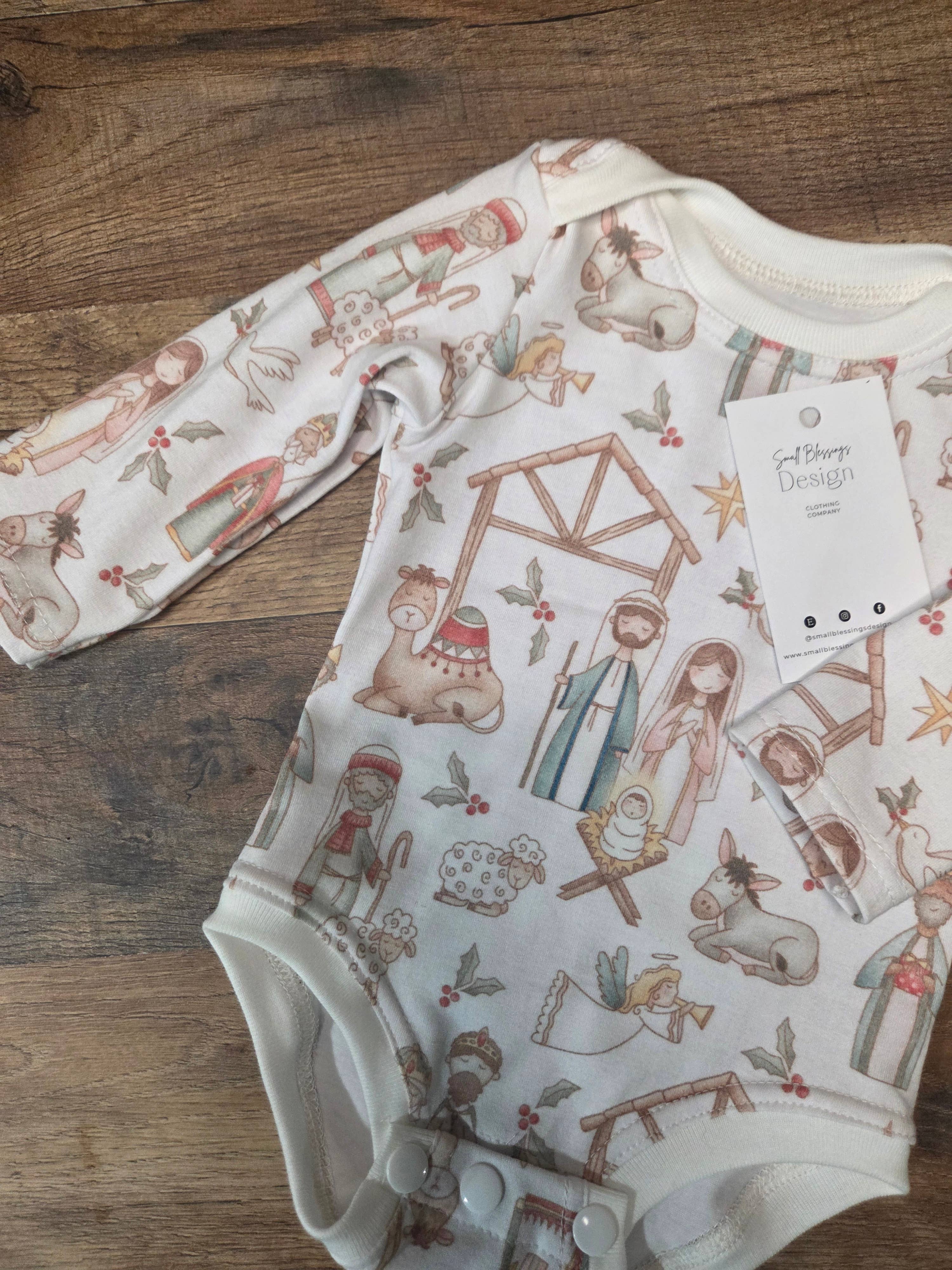 Small Blessings Design - Wholesale Bodysuit (Non-Footed) - Baby - Infant bodysuit, Christmas clothing, infant romper2