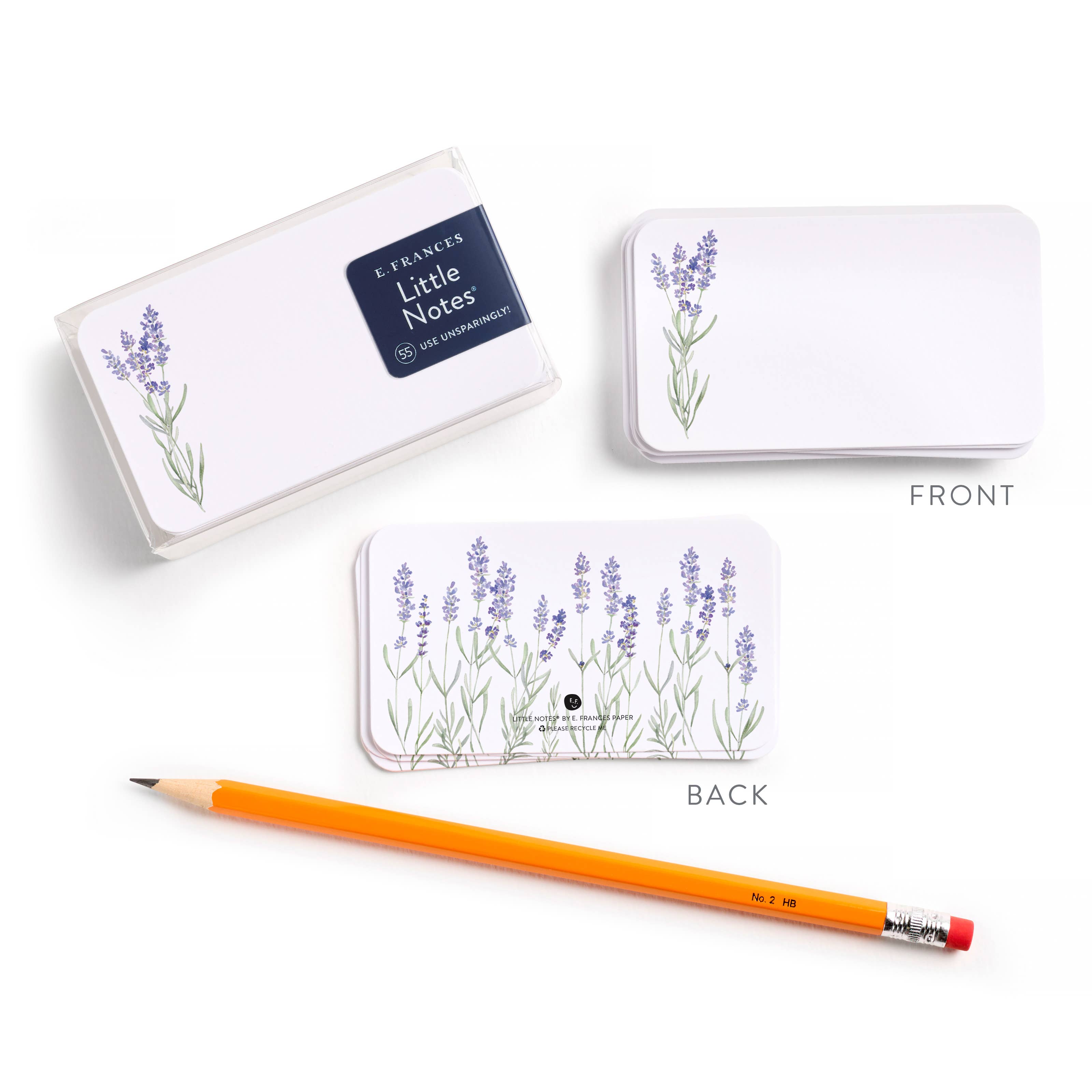 E. Frances Paper - Wholesale Stationery/Notecard Set - Lavender Little Notes®1