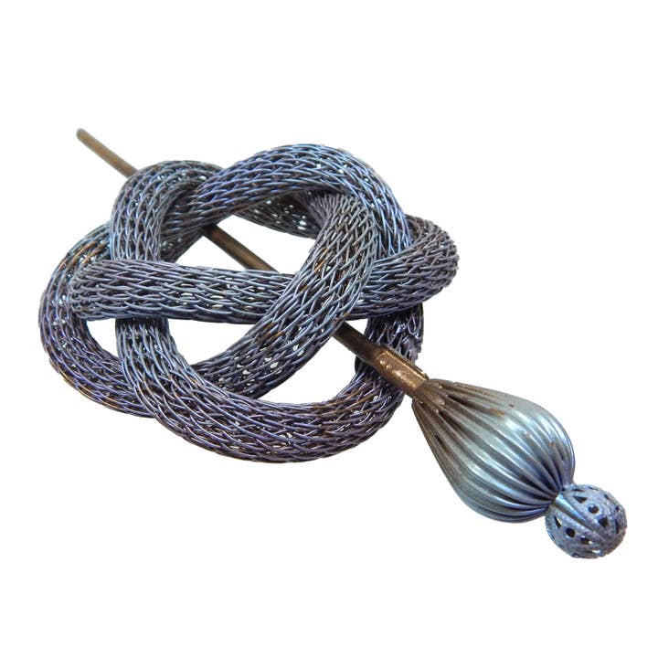 Medium Strik Hår Knude for engroshandel hos Sarah Cavender Metalworks