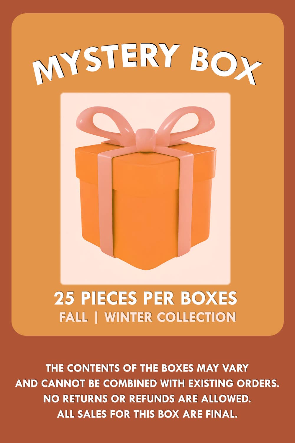 Mixed Colors Mystery Box Fall Winter Collection for wholesale on Faire