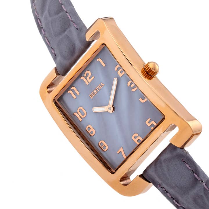 Bertha - Vendita all'ingrosso Orologio da polso - Donna - Orologio svizzero Bertha Marisol con cinturino in pelle madreperla
