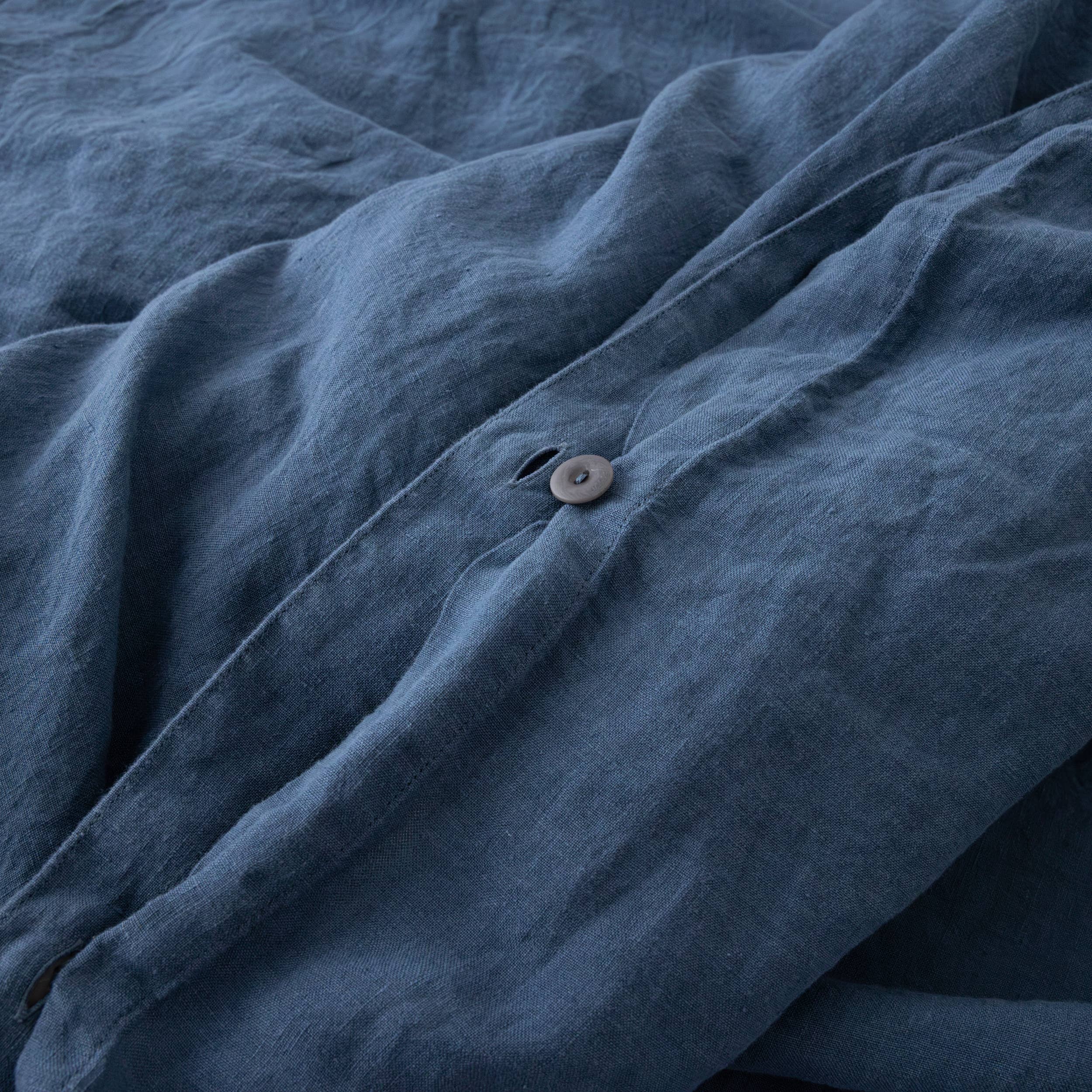 LinenMe - Wholesale Duvet Cover - Linen Duvet Indigo Stone Washed1