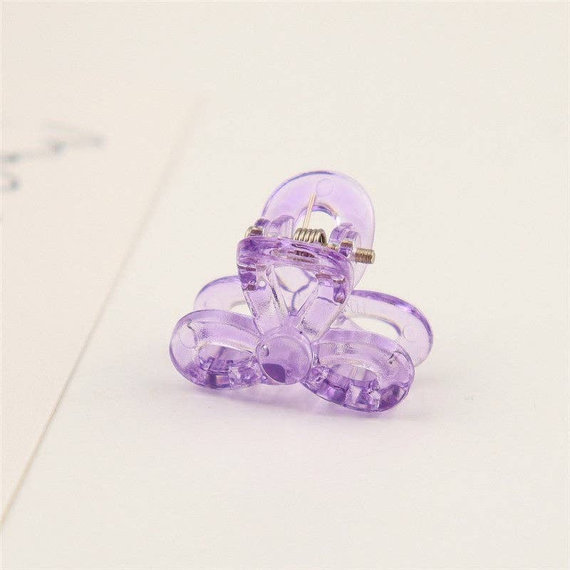FurDecoration – wholesale Hair clip – Women’s – Small Transparent Colored Hair Claw Clip10