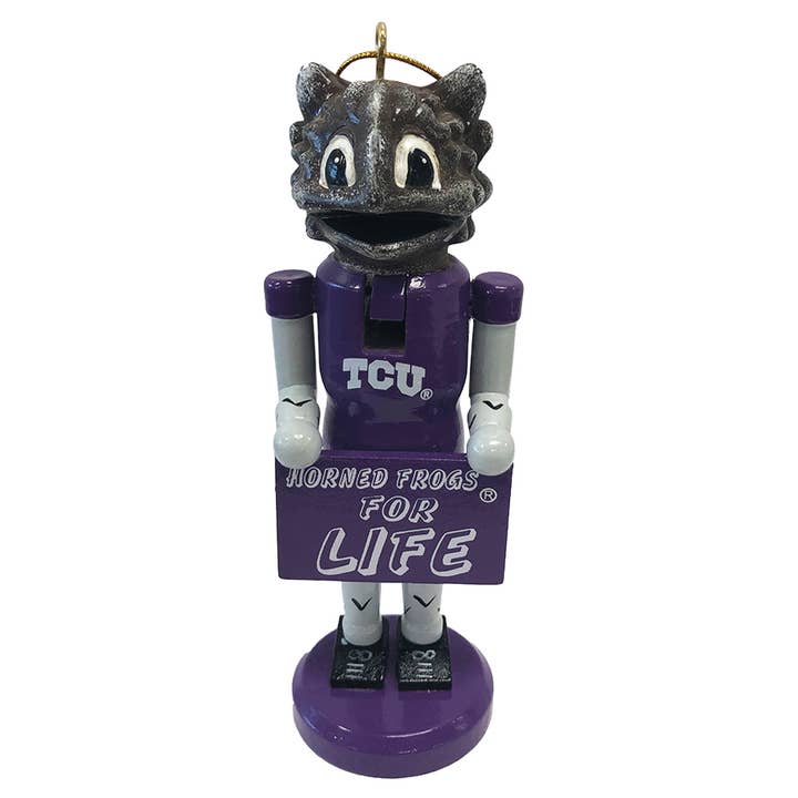 6" TCU For Life Nutcracker Ornament for wholesale by Santa’s Workshop Inc.