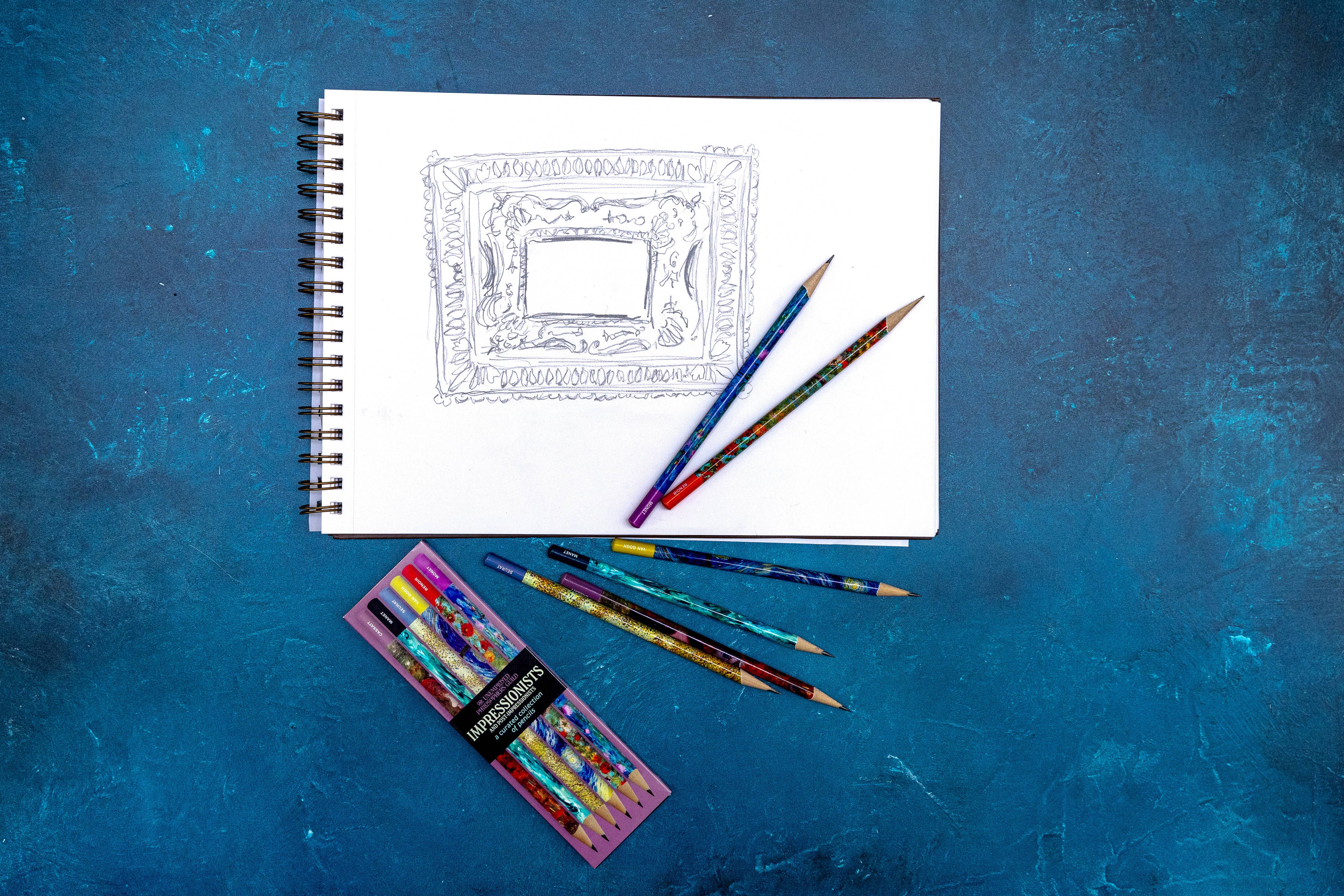 Unemployed Philosophers Guild - Wholesale Pencil - Impressionists Pencil Set2