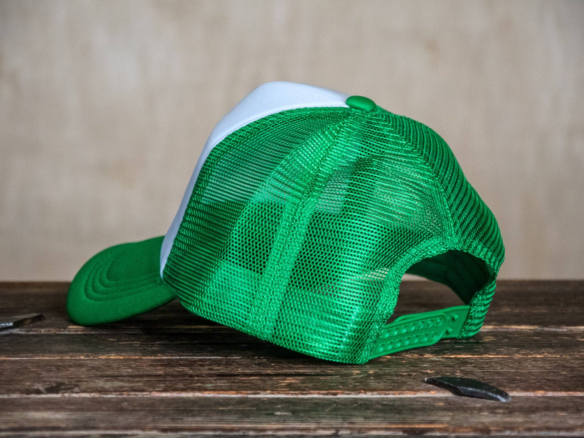 In Blue Handmade - Wholesale Trucker Hat - Women's - Ready to Ship | Trucker Hat | Hand Printed | Shackin' Up In Appalachia3