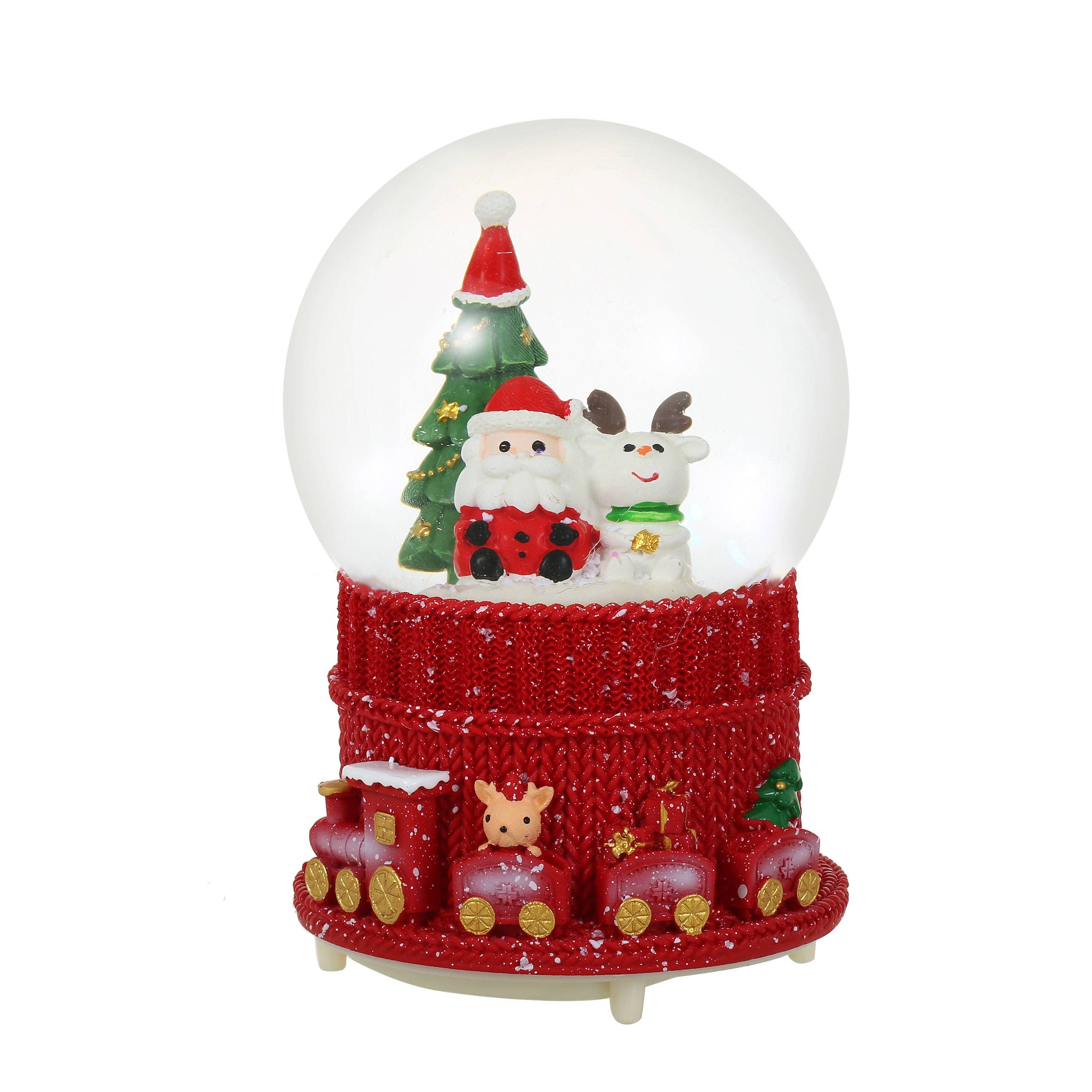 SINT - Wholesale Snow Globe - SINT Christmas Musical Glittering Water Snow Globe | Set of 223