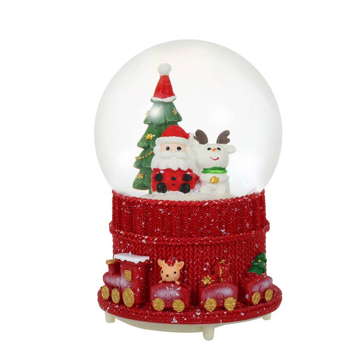 SINT - Wholesale Snow Globe - SINT Christmas Musical Glittering Water Snow Globe | Set of 223