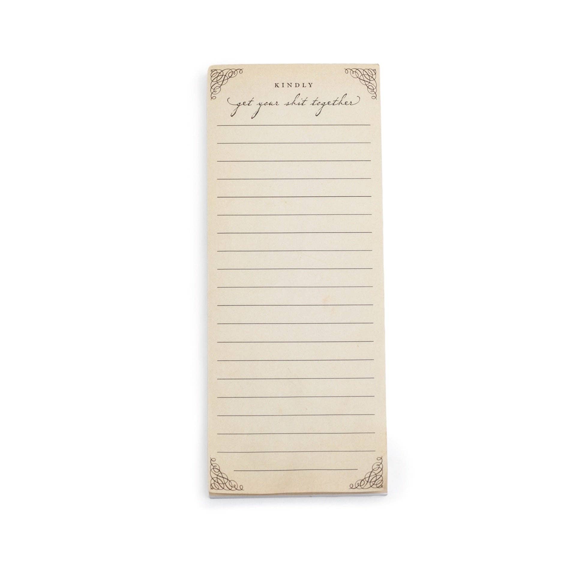 Sugarboo & Co - Wholesale Notepad - Kindly Get Your Sh** Together Skinny Notepad1
