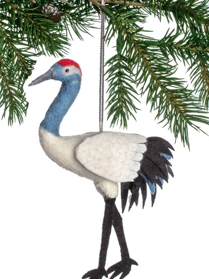 Crane Ornament for wholesale by Silk Road Bazaar
