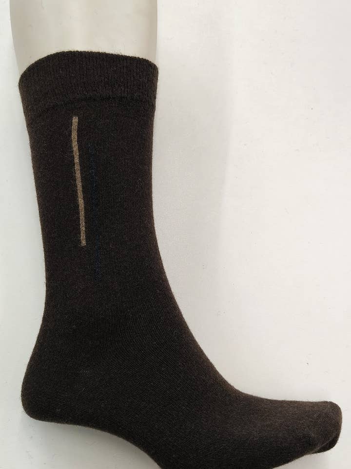 Assorted Colors Tricolor Lambswool Sock Ref. 5040 for wholesale on Faire2