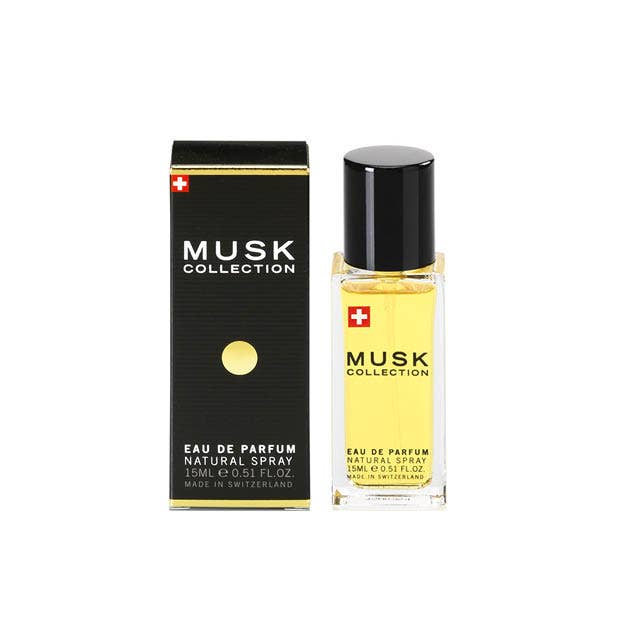 Sort moskus eau de parfum 15ml for engroshandel hos Musk Collection