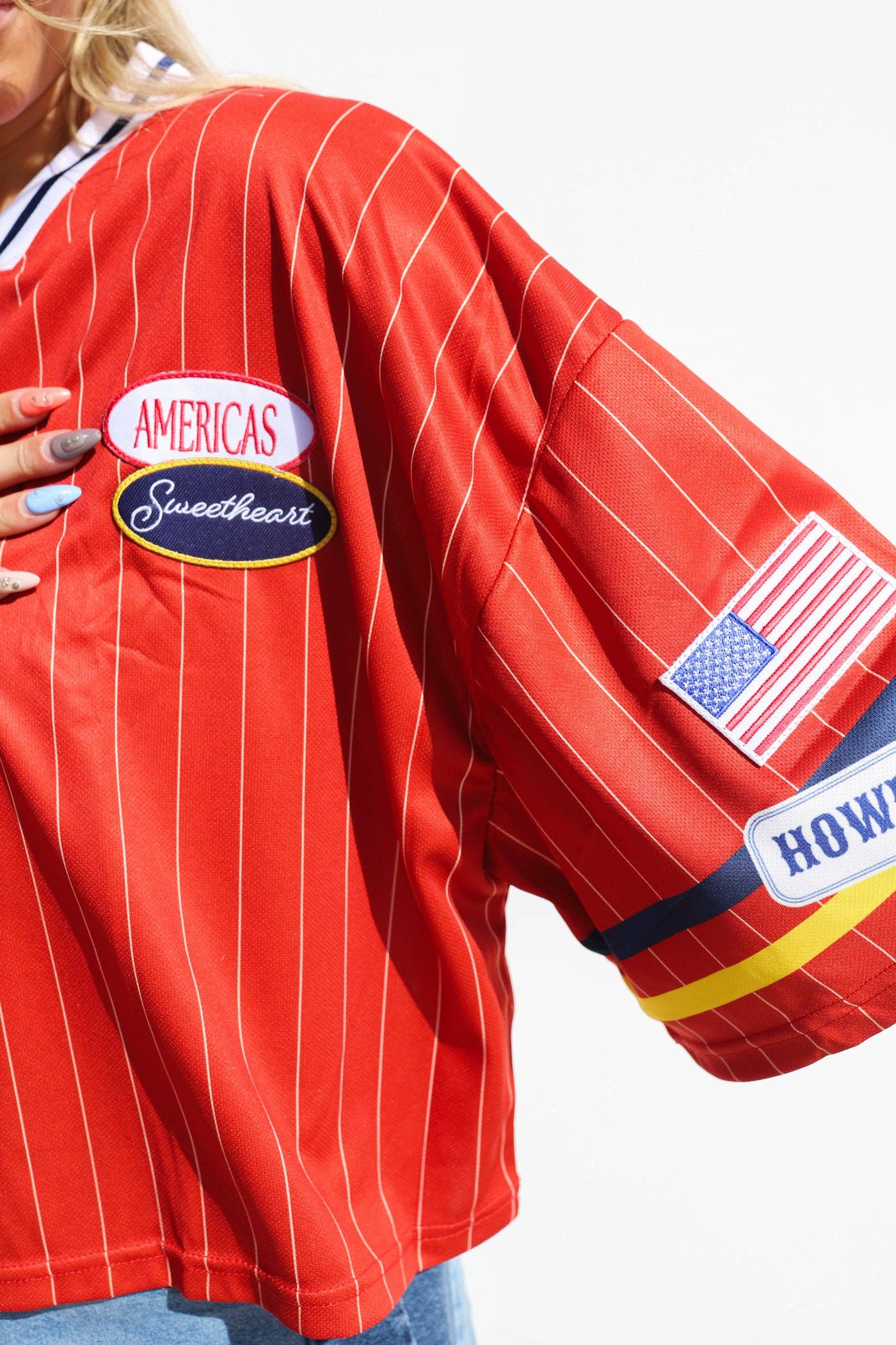 KAXI - Wholesale T-Shirt - Women's - AMERICA'S SWEETHEART JERSEY (2 COLORS)8