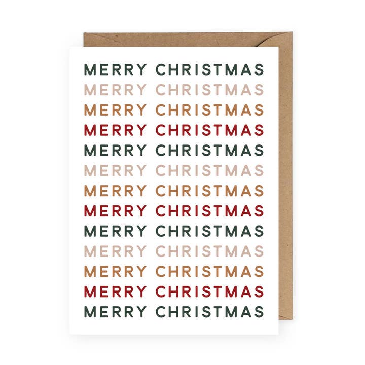 Carte de vœux Joyeux Noël pour la vente par The Anastasia Co