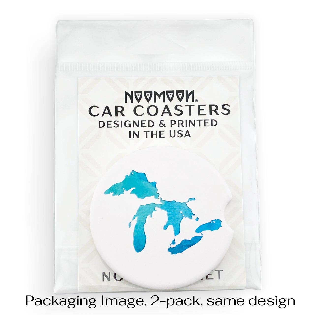 Noomoon - Wholesale Car Coaster - Unisex - Car Coaster - Michigan Shoreline3