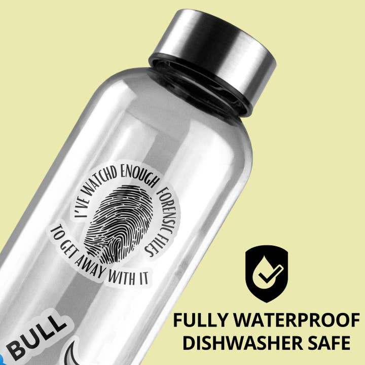 Sticker Bull - Vente Autocollant - Autocollant J'ai regardé assez de fichiers judiciaires - True Crime - Autocollant True Crime - Autocollant Crime - Autocollant Meme - Autocollant Forensic Files3