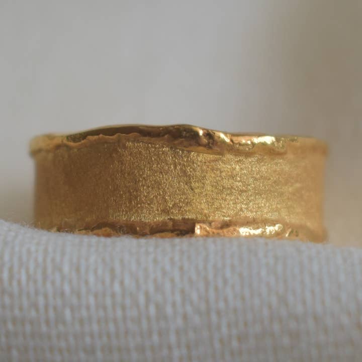 anillo de borde quemado GRANDE para venta al por mayor de Francesca Dot Jewellery