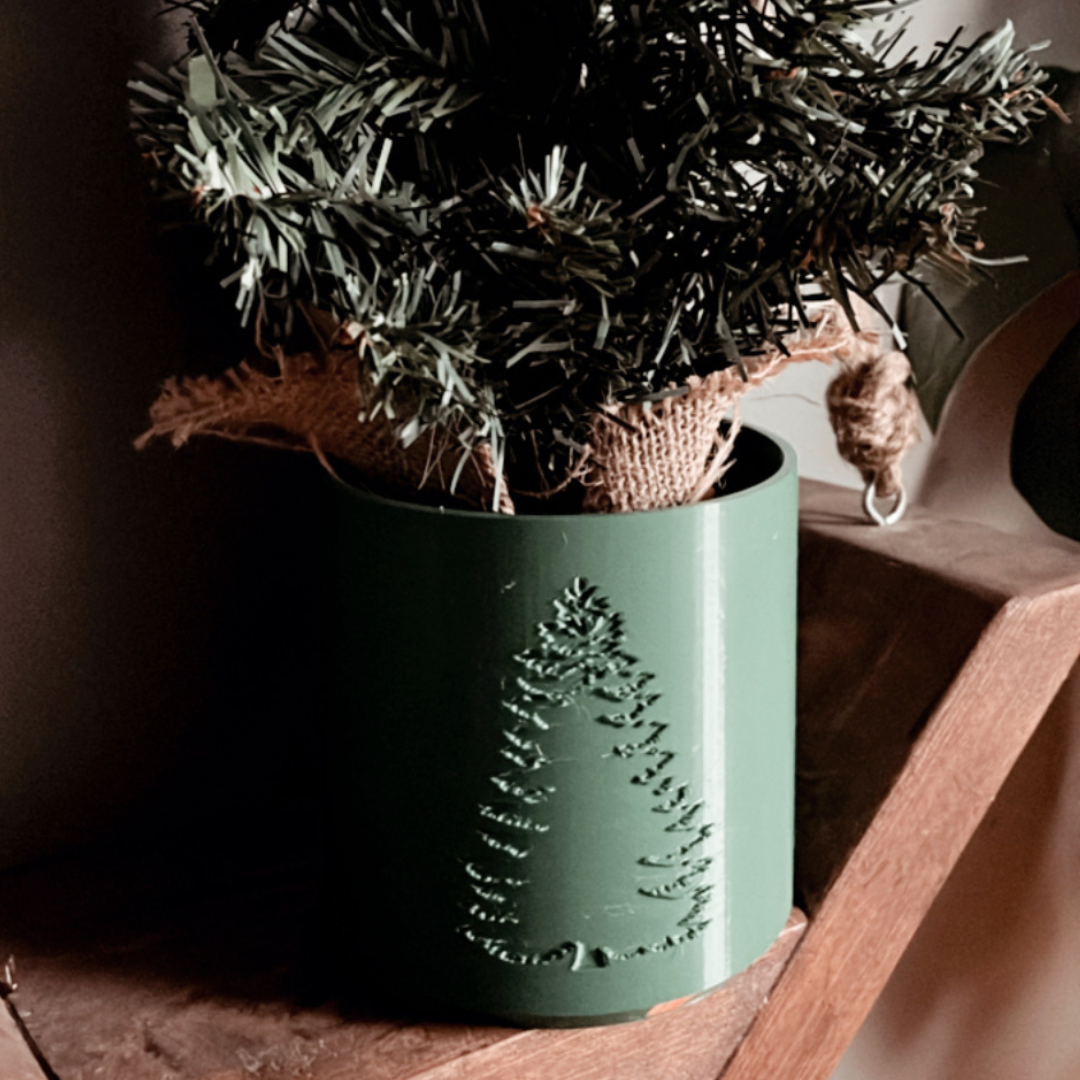 Prairie City Printing Co. – Vaso de plantas por atacado – Vaso de Planta de Pinheiro Branco Design Escandinavo1