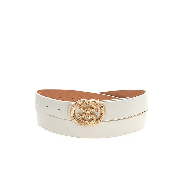 anbfashion - Vendita all'ingrosso Cintura - Donna - FIBBIA SERPENTE ACCENTO MODA CINTURA