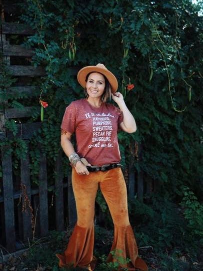 If it Includes (Fall Edition) | Seasonal T-Shirt | Ruby’s Rubbish® for wholesale by Ruby’s Rubbish