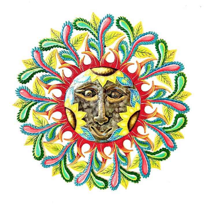 Jumbo Sunflowers And Fire for wholesale by Haiti Fair Trade- Papillon Marketplace