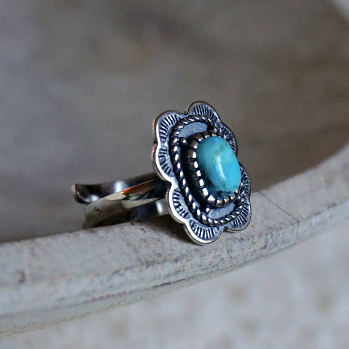 Sowell Jewelry - Wholesale Cocktail/Statement Ring - Asia Turquoise Solitaire Ring2