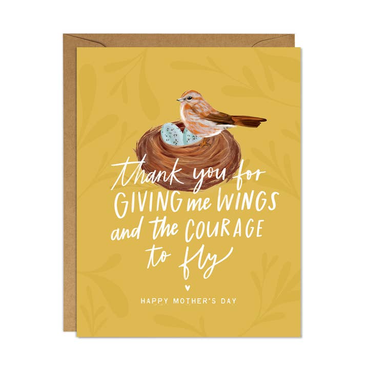 Song Sparrow Mama Bird Mother's Day Card for wholesale by Joymark Studio