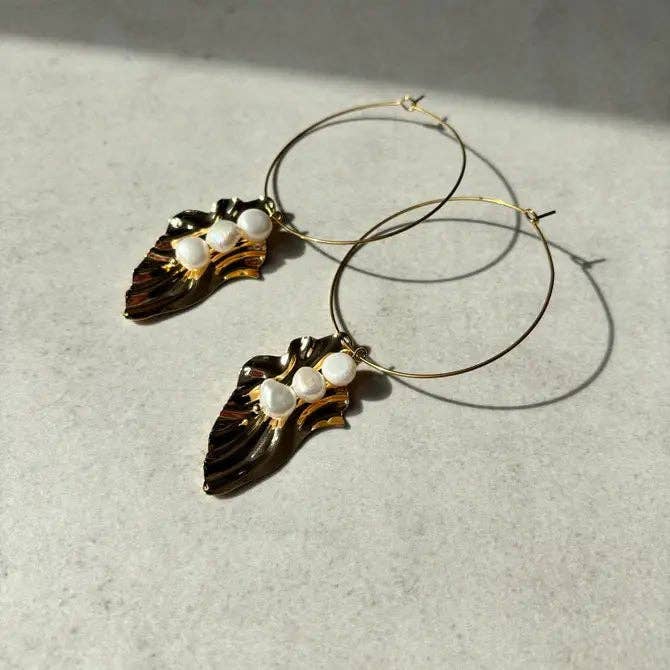 OE! - Wholesale Hoop Earrings - MIMOSA - cerchi oro e perle3