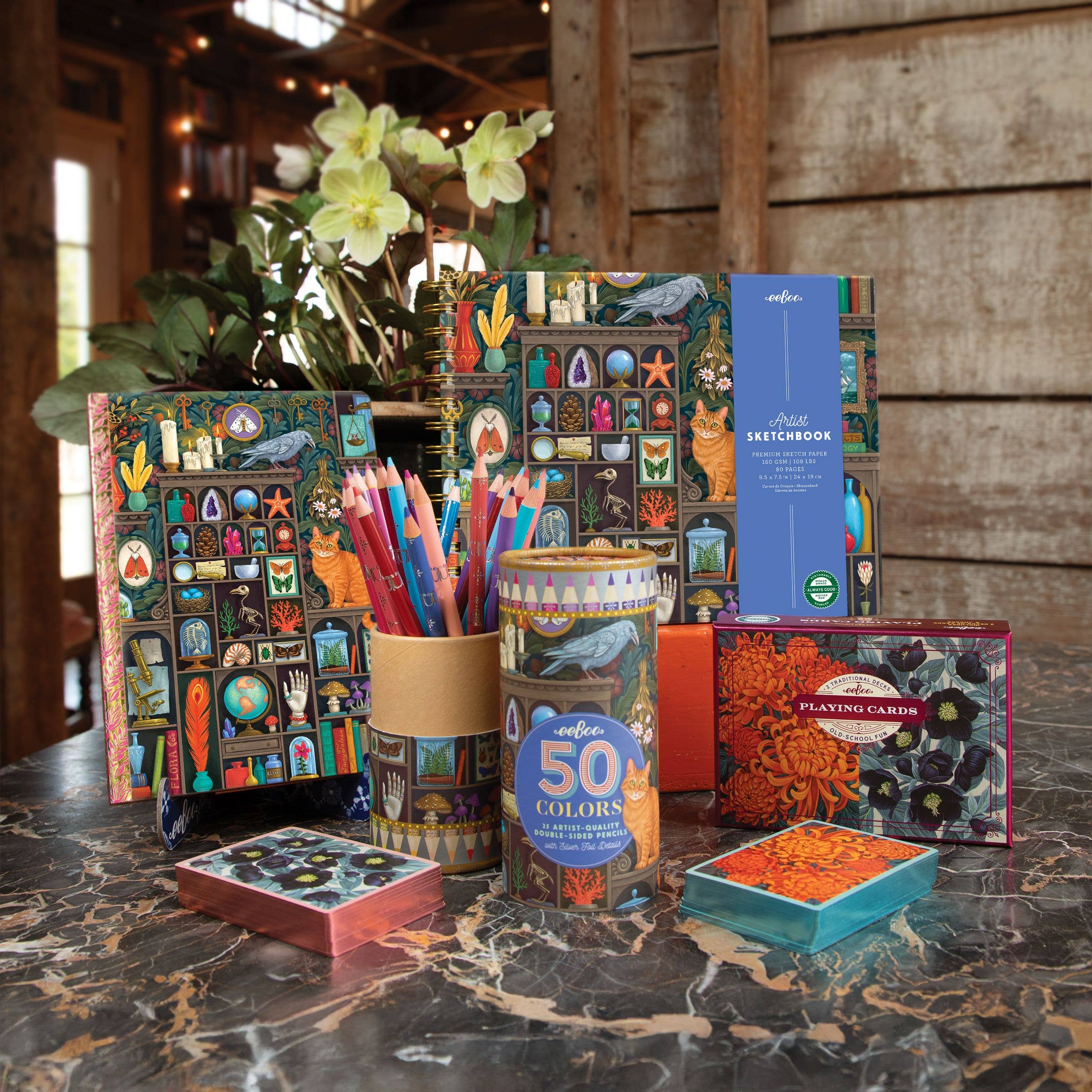 eeBoo - Wholesale Sketchbook/Sketchpad - Alchemist's Cabinet Hardcover Artist Sketchbook3